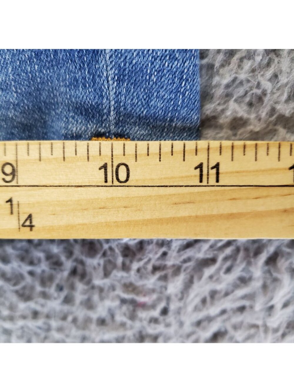 Seven7 Shorts Womens Size 12 Blue Weekend Short Raw Hem Denim Jorts - Picture 8 of 13